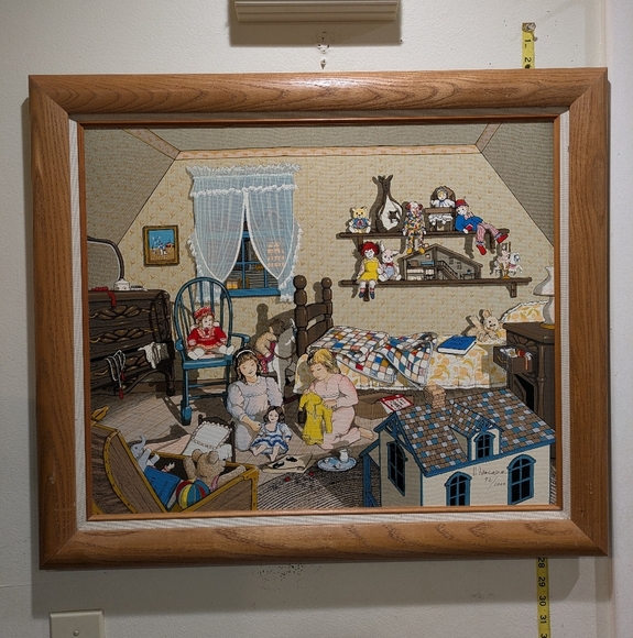 H.Hargrove Painting 931/1000 Size 25"X29" - Picture 1 of 11